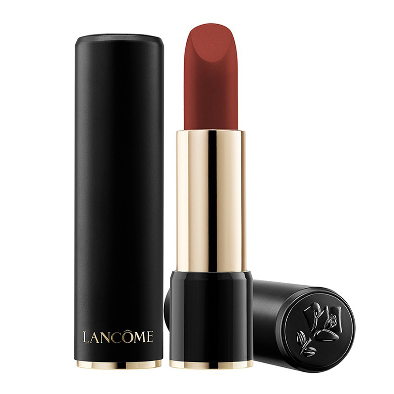 [自营][顺丰]兰蔻(LANCOME)菁纯丝绒雾面哑光唇膏 196/3.4g 全新柔润丝缎 196朱砂橘胡萝卜唇膏