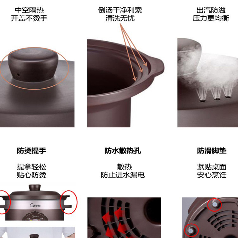 美的电炖锅 TGH50C