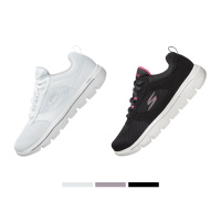 Skechers斯凯奇女鞋时尚绑带健步鞋 舒适缓震运动休闲鞋 15734