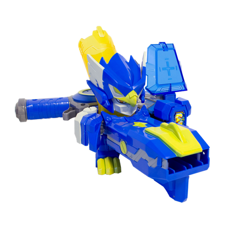 正版激战奇轮3变形神兽武装烈焰鹰眼爆炫神套装骑轮战士2玩具熊岩神兽