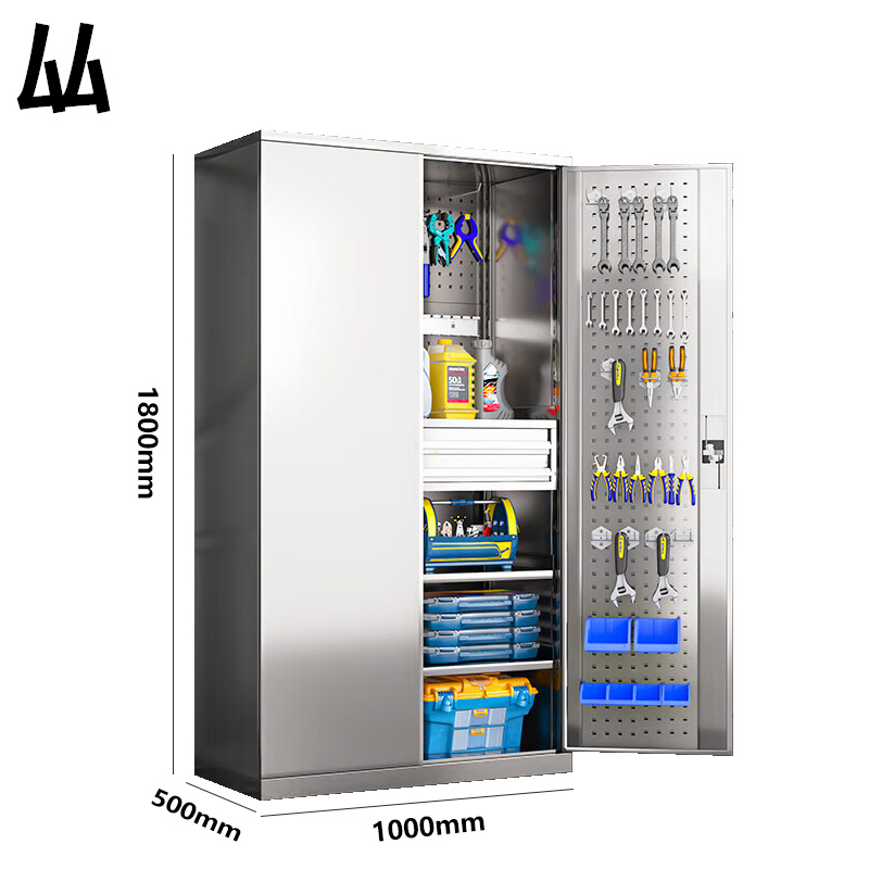 厸不锈钢工具柜二抽台高清大图