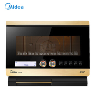 美的(Midea)微波炉X7-321B电蒸箱蒸立方电烤箱一体机32L 变频旋钮式控制方式 1级能效 下拉门旋钮式