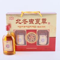 康仁堂北冬虫夏草酒营养酒品牌滋补酒礼盒装500ml*2