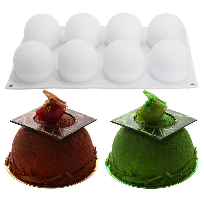 沙皮狗慕斯蛋糕模具6寸硅胶法式烘培西点甜品模形爱心几何8寸n417圆球