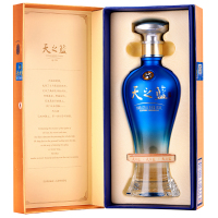 洋河(YangHe)天之蓝42度480mL×4瓶整箱装 蓝色经典 洋河官方旗舰店 浓香型白酒