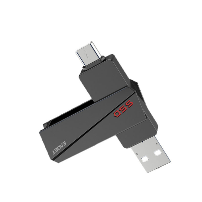 忆捷(EAGET)SU20固态U盘 USB3.2 128G商务高速闪存u盘 单位:个高清大图