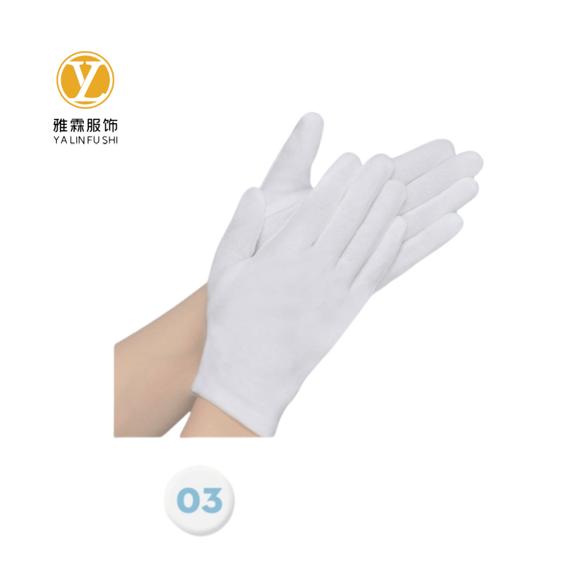 雅霖服 纯棉礼仪手套加厚-01YLF25051705 双高清大图