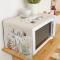 家柏饰(CORATED)美式乡园棉麻布艺微波炉罩套盖巾兔子 HAPPY兔子短毛绒款微波炉罩 35*100厘米微波炉罩