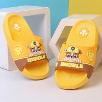 儿童拖鞋男女孩童夏季室内居家用软底防滑卡通洗澡浴室拖鞋_473 内长21厘米参考33/34码 棕色小力PW3006
