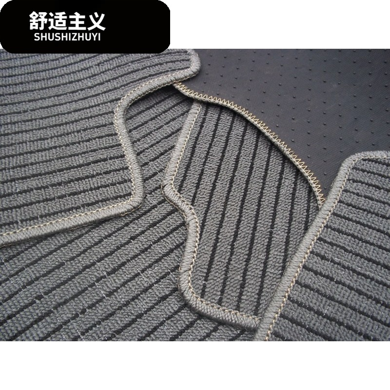 标志307 308 206 207 CC 408 508 607专用亚麻汽车脚垫