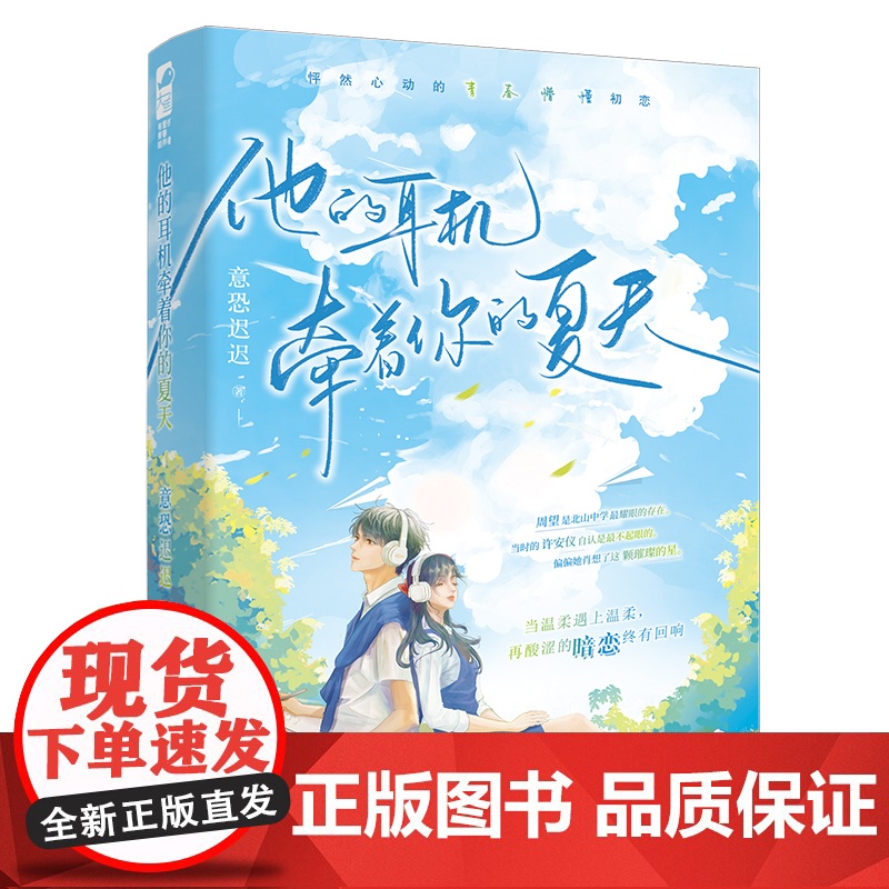 他的耳机牵着你的夏天 意恐迟迟,大鱼文化 江苏凤凰文艺出版社 正版书籍高清大图