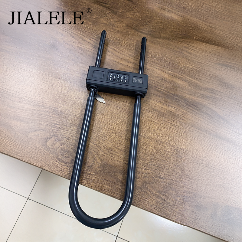 JIALELE U型密码锁 5轮锁 把高清大图