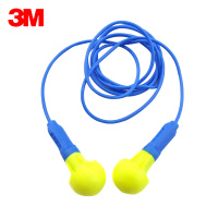 3M 318-1005 免揉搓泡棉带线耳塞(SNR38dB)单付装