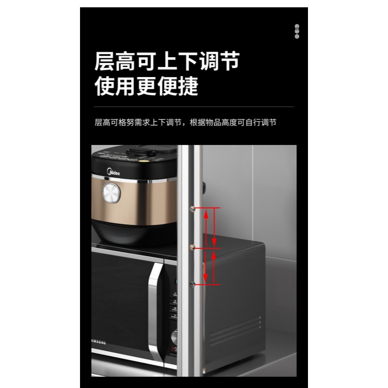 伊洛源 不锈钢置物架高清大图