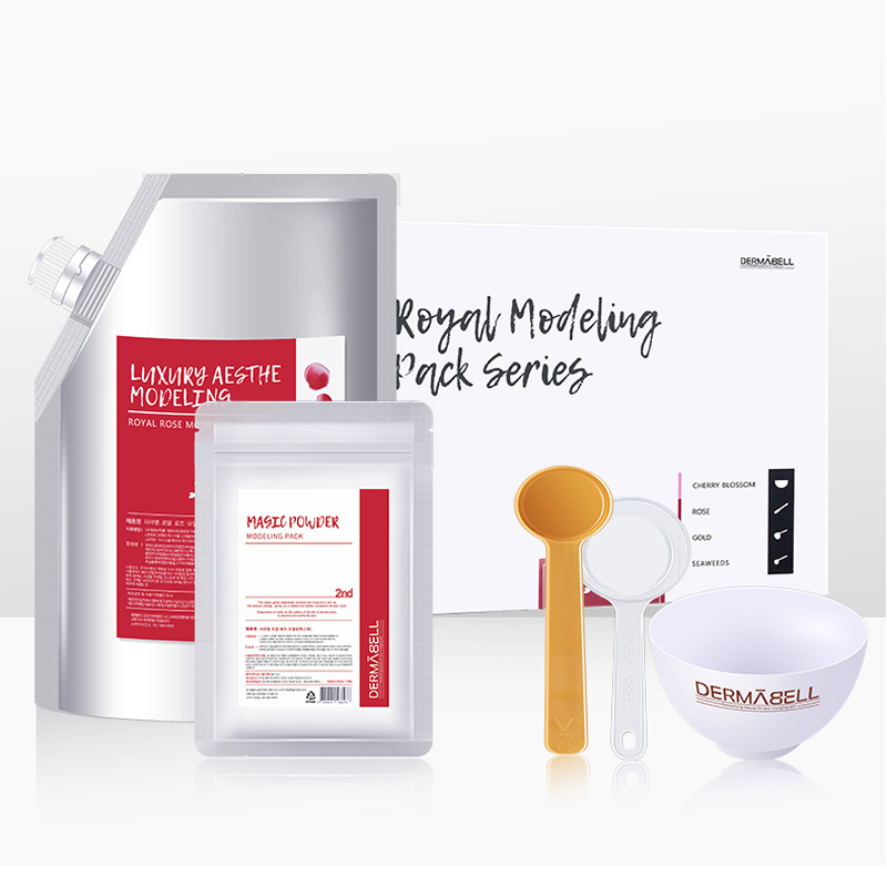 DERMABELL德玛贝尔凝胶软膜粉#玫瑰1kg+200g提亮肤色 改善暗黄 补水滋养 淡化黑色素 韩国原装正品