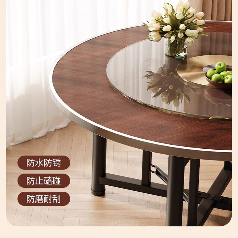 可折叠转盘餐桌高清大图