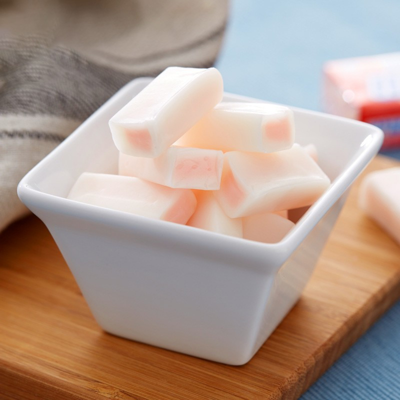 森永hichew嗨啾香口软糖水蜜桃味57g12条可选零食不粘牙水果软糖