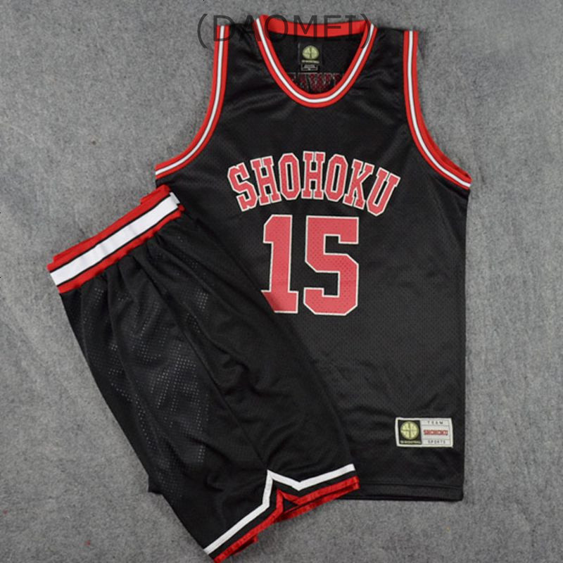 到美 Daomei 篮球服号 Daomei 灌篮高手球衣队服湘北15号桑田登纪篮球衣