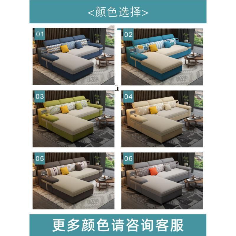 森美人可折叠沙发床两用多功能贵妃转角布艺客厅小户型储物推拉双人伸缩 双扶手2.16米（高密度海绵） 1.8米-2米