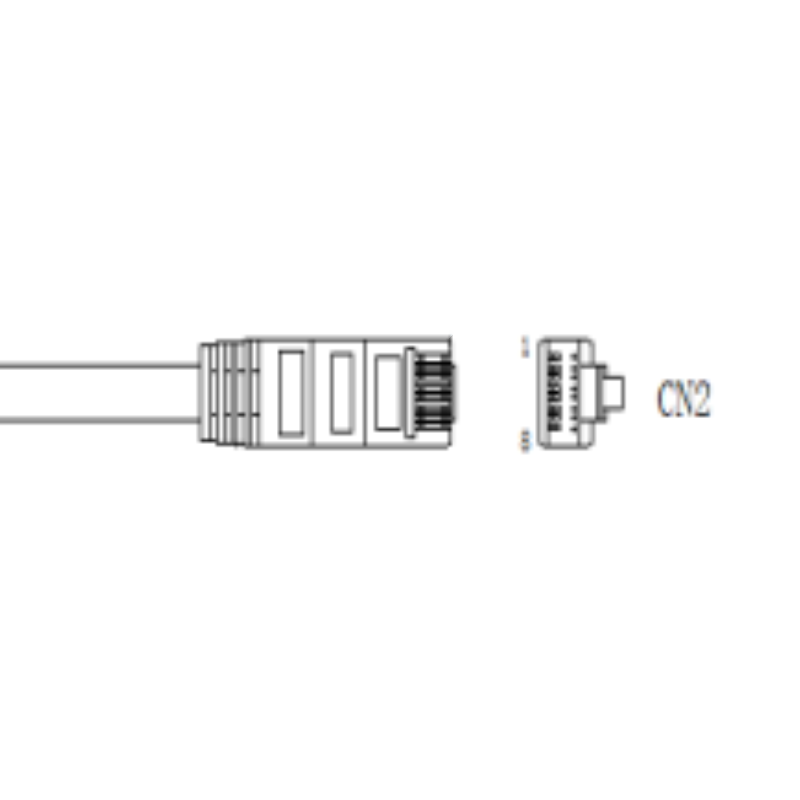 华睿科技 5000P网线 CABNET-M12A4-RJ45-5D 标准外部线-黑色-5M 不涉及维保高清大图