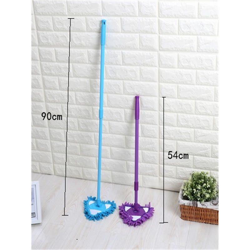 迷你平板小头拖把擦墙家用清洁刷雪尼尔拖把三角洗车小拖把除尘刷图片