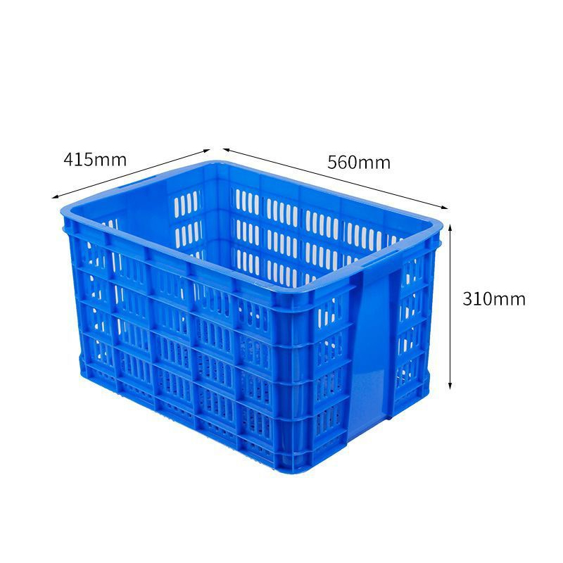 臻远ZY-SNXD-151塑料筐周转筐水果蔬菜收纳筐长方形货筐胶框 560*415*310高清大图
