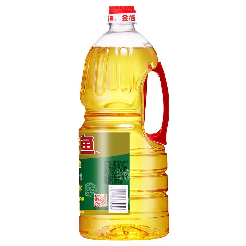 金龙鱼 精炼一级大豆油食用油 1.8L x2桶