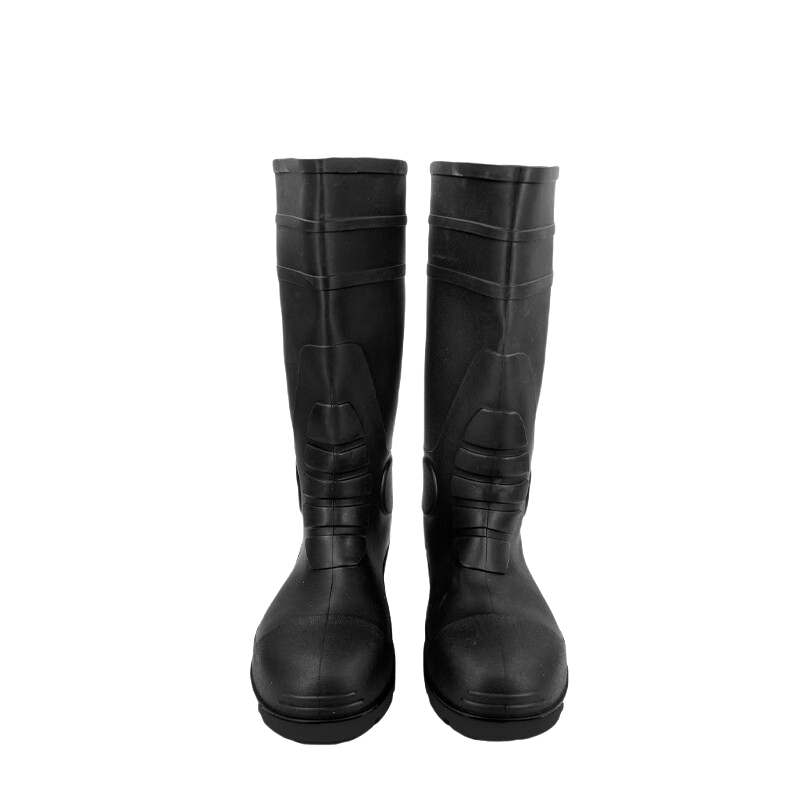 海亚森 M9037 PVC全新料中筒雨鞋36-45码 1双(计价单位:双)黑色高清大图