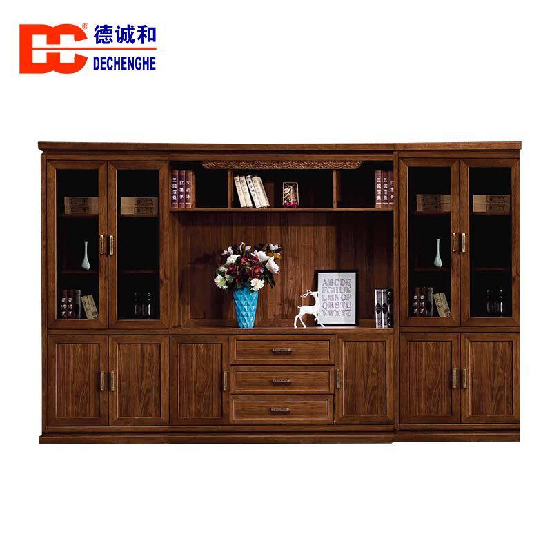 自营 新品 标灿总裁高档新中式老板桌班台实木班台办公桌中式董事长实木桌总裁桌