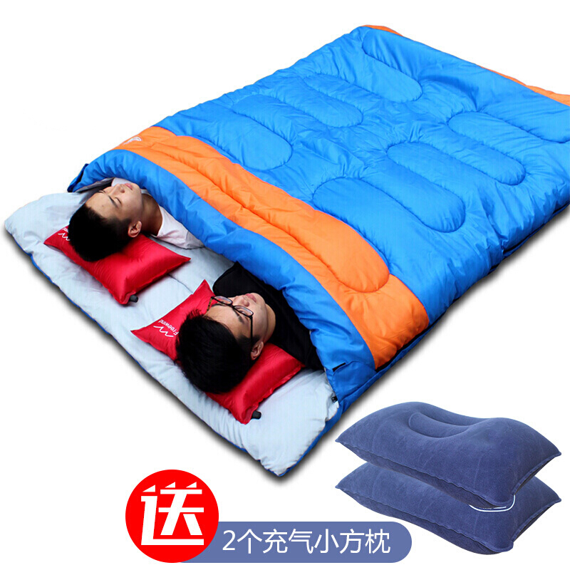 美品】2人用 寝袋 SAMCAMEL(－10℃～＋15℃)
