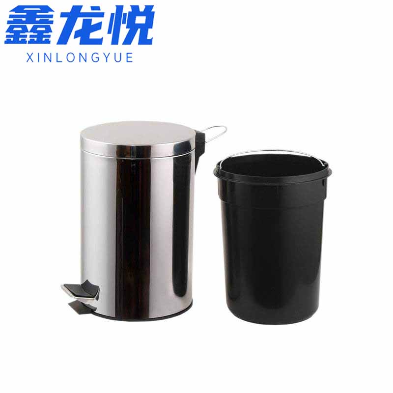 鑫龙悦 不锈钢垃圾桶8L/个