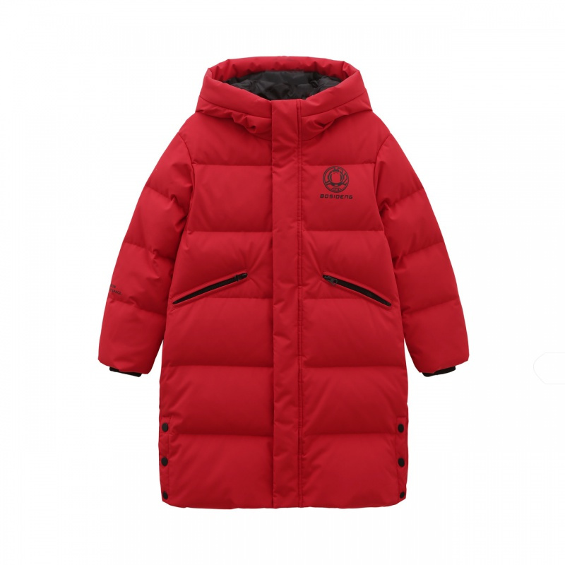 波司登童装儿童2020新款连帽中长款保暖羽绒服T00143403