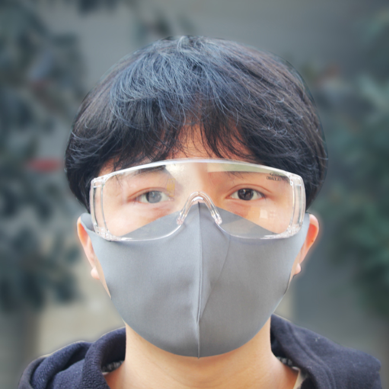 普莱斯(pulaisi)[防雾护目镜]唾沫飞溅 防飞尘防雾护眼非医用防护镜眼镜 [1副装]防雾透明款 护目镜 顺丰空运