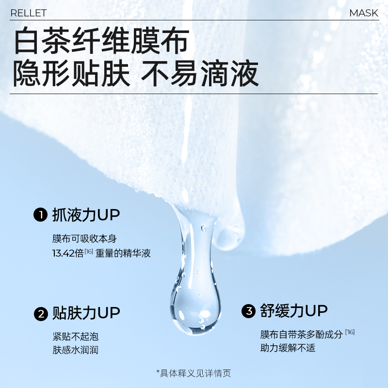 颐莲 玻尿酸水光肌修护面膜28g*10高清大图