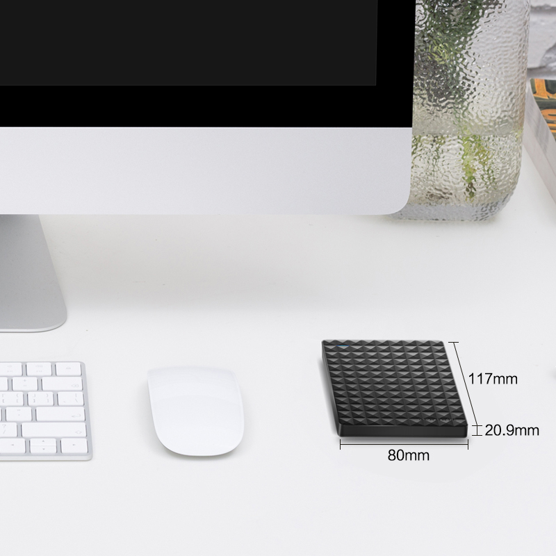 希捷(Seagate) 移动硬盘 4TB USB3.0 睿翼 2.5英寸 大容量存储 商务黑钻 便携 兼容Mac PS4