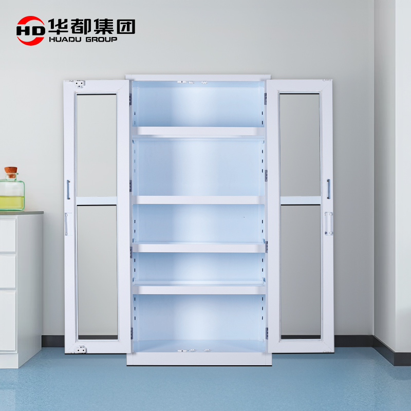 华都HDPP-09 通玻PP器皿柜华都PP酸碱柜实验室药品危化品试剂防腐蚀防爆化学品储存柜器皿塑料柜高清大图