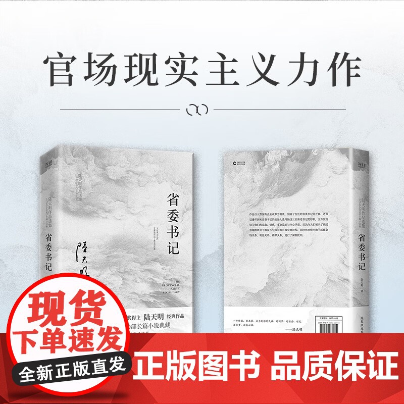 午阅正版 云仓 省委书记(国家图书奖、飞天奖、金鹰奖得主陆天明经典作品,电视剧《省委书记》原著小说)高清大图