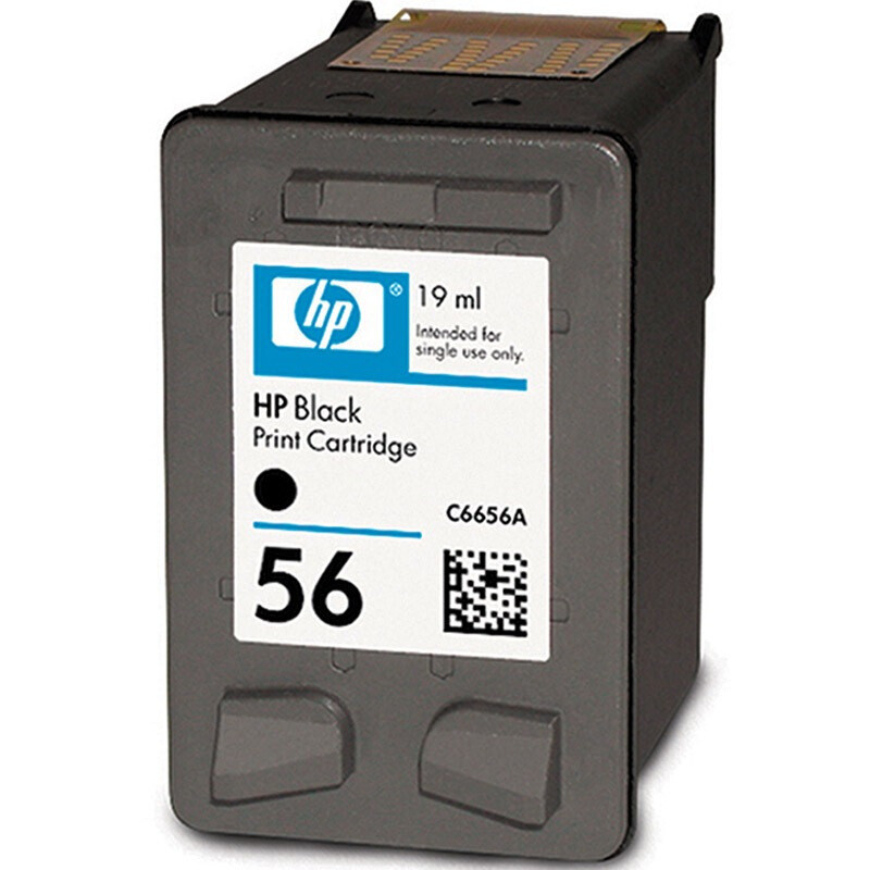 惠普(HP)C6656AA 56 黑色墨盒(适用Officejet 4110 4255 4256 5510 5608)高清大图