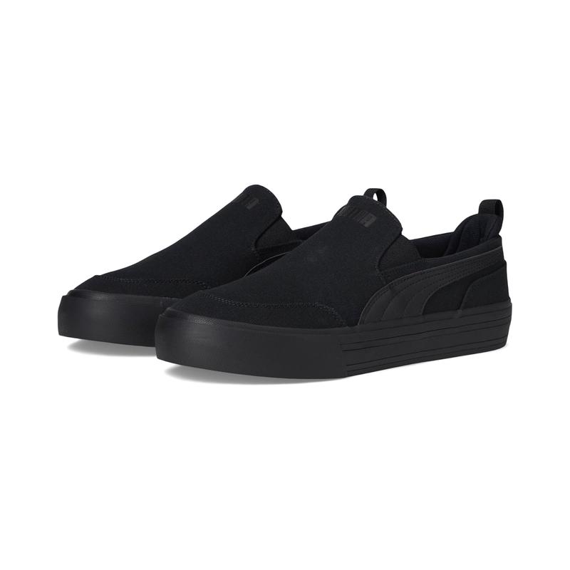 彪马(Puma)PUMA男士休闲板鞋滑入式帆布硫化鞋透气舒适防滑耐磨帆