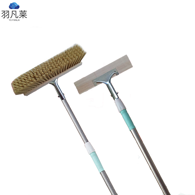 长杆软毛刷洗车刷 2.1米钢+40cm刷头 套高清大图