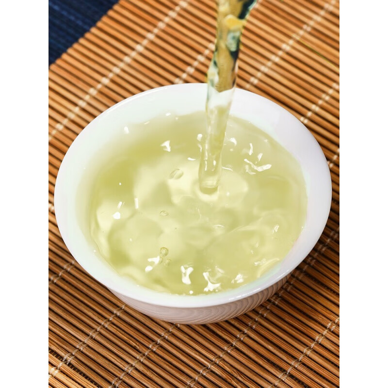 忆江南 茶叶一级龙井茶明前绿茶浓香型手工炒青绿茶罐装125g绿方罐龙井高清大图