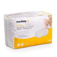 美德乐Medela超薄款(120片)五层防溢乳垫乳片隔奶垫锁水不溢乳一次性溢乳垫乳片乳贴超薄舒适贴心呵护舒适超薄透气装