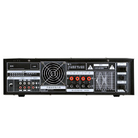 新科/Shinco DK-8450大功率专业舞台KTV四通道会议发烧700W功放机带USB和SD插口 双话筒接入