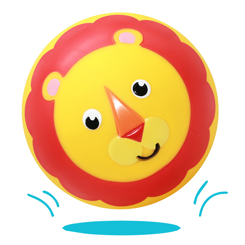 费雪(Fisher Price) 狮子立体拍拍球 趣味造型拍打弹力球儿童玩具球15cm宝宝充气皮球幼儿运动玩具F0937