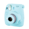 富士(FUJIFILM)INSTAX 立拍立得 一次成像胶片相机 mini9 冰霜蓝相机 套餐一(含10张相纸)