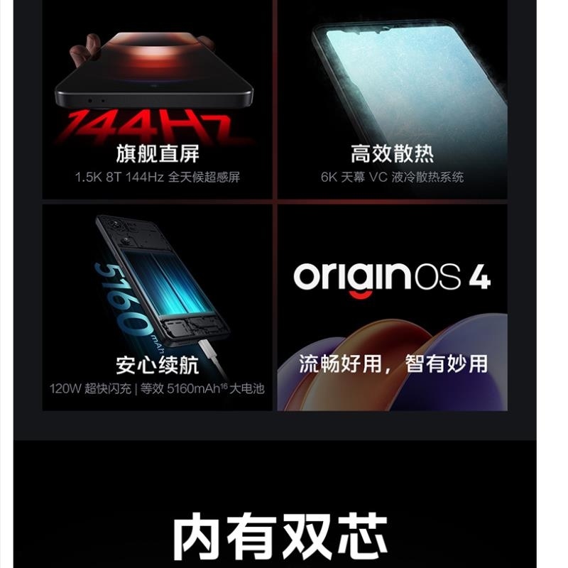 vivo iQOO Neo9 Pro 红白魂 12GB+512GB 天玑9300旗舰芯 自研电竞芯片Q1 IMX920高清大图