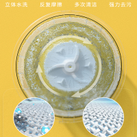 POLO洗袜子神器内衣裤家用宿舍小型迷你洗沥一体分桶折叠洗衣机婴儿童/至尊升级款一机三桶