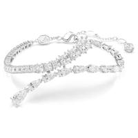 Swarovski施华洛世奇闪耀珠光手链女款多尺寸rhodium镀层施华洛世