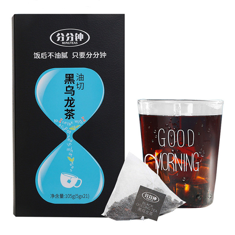 分分钟黑乌龙茶 油切乌龙茶 袋泡茶茶叶 黑乌龙茶包