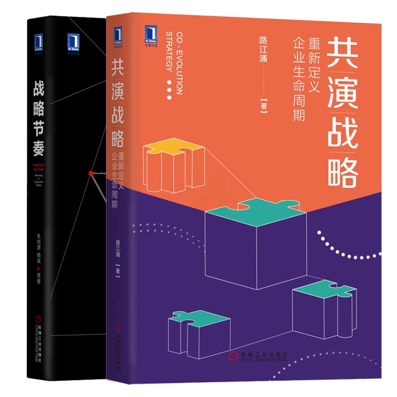 [正版] 战略节奏+共演战略 重新定义企业生命周期 赠行动手册 现代企业公经营战略管理企业如何创业成长扩张转型 企高清大图